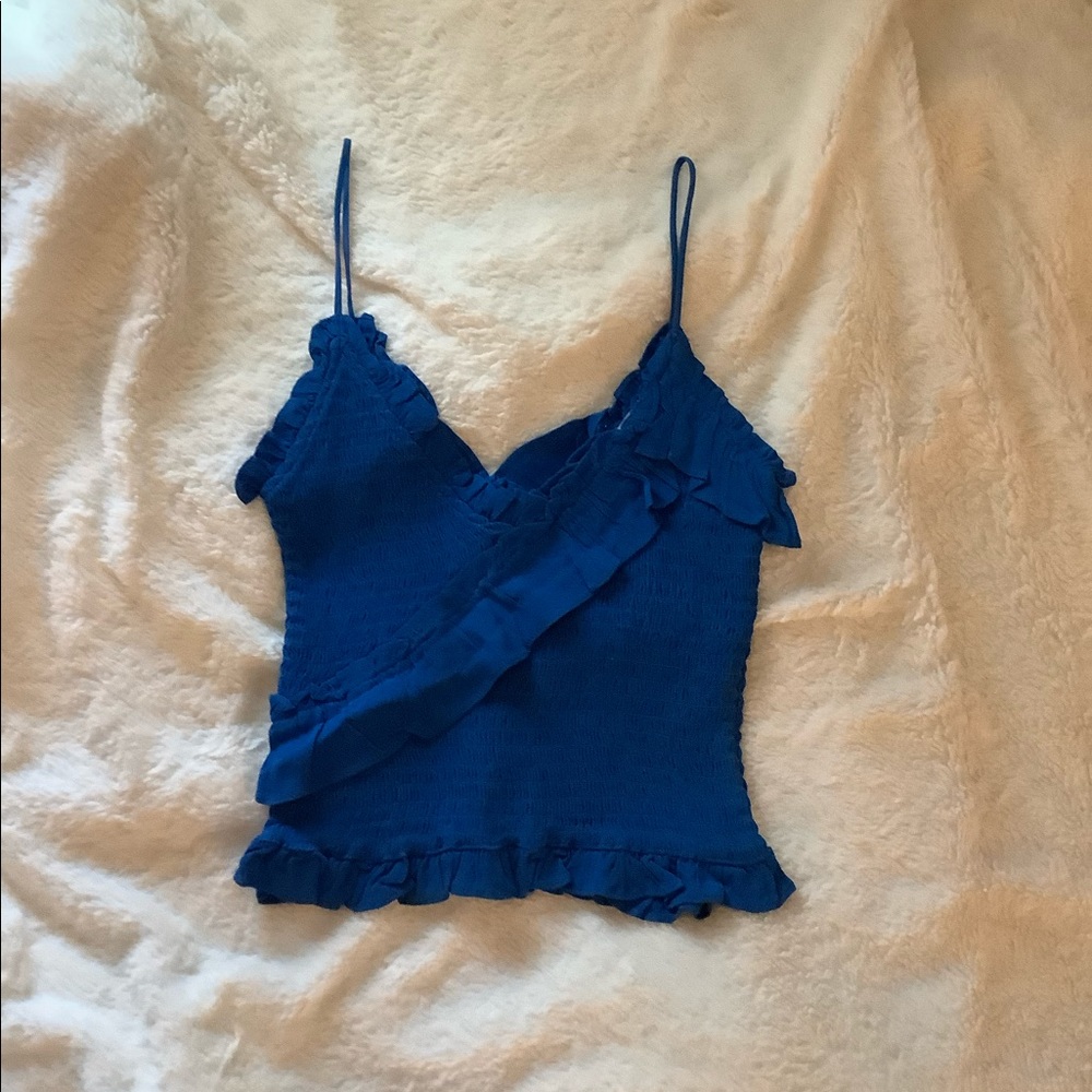 Blue tank top